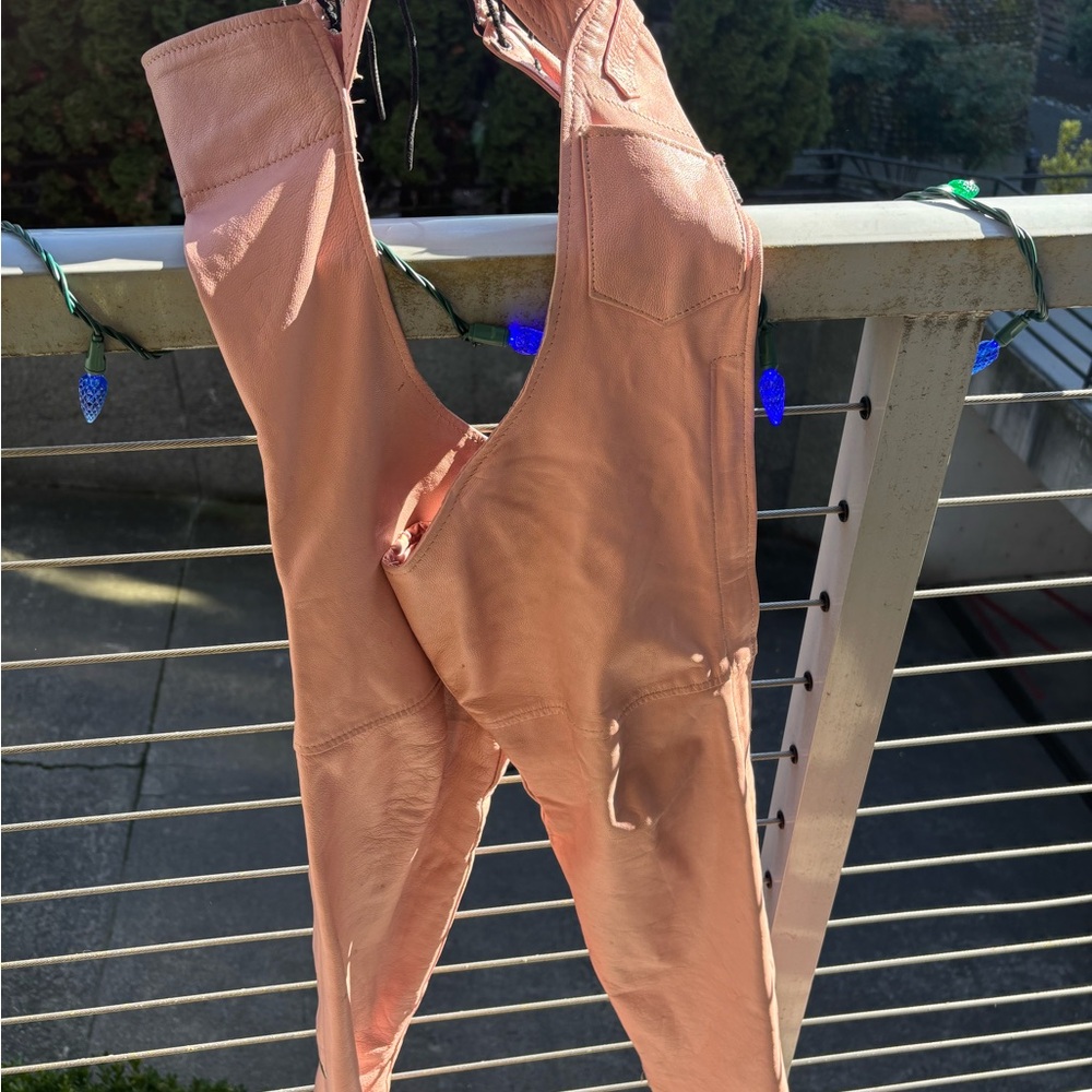 SOLD Women's Pink Motorcycle Chaps